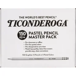 Ticonderoga® Pastel Wood-Cased Pencils
