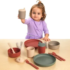 Tiny Bio-based Dinnertime Set for 8 - 56pcs
