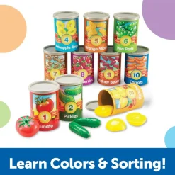 1 to 10 Counting Cans - 65 pieces