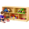 Toddler Divided Shelf Mobile Storage - Magnetic Dry-Erase Back