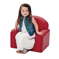 Toddler Enviro-Child Upholstery Chair 8"H Seat Height - Primary Blue