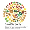 Toddler Pretend Play Food Set - 101 pieces