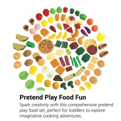 Toddler Pretend Play Food Set - 101 pieces