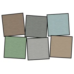 Tone on Tone Seating Squares, Set of 6 - Natural Colors