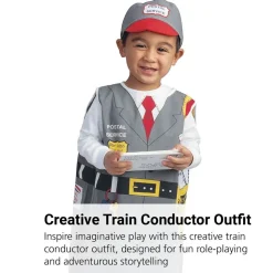 Train Conductor Washable Career Costume