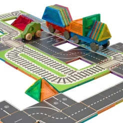 Train & Road Toppers with Tiles Kit - 226pcs