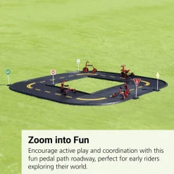 Trike Pedal Path with Stripes- Daytona Square