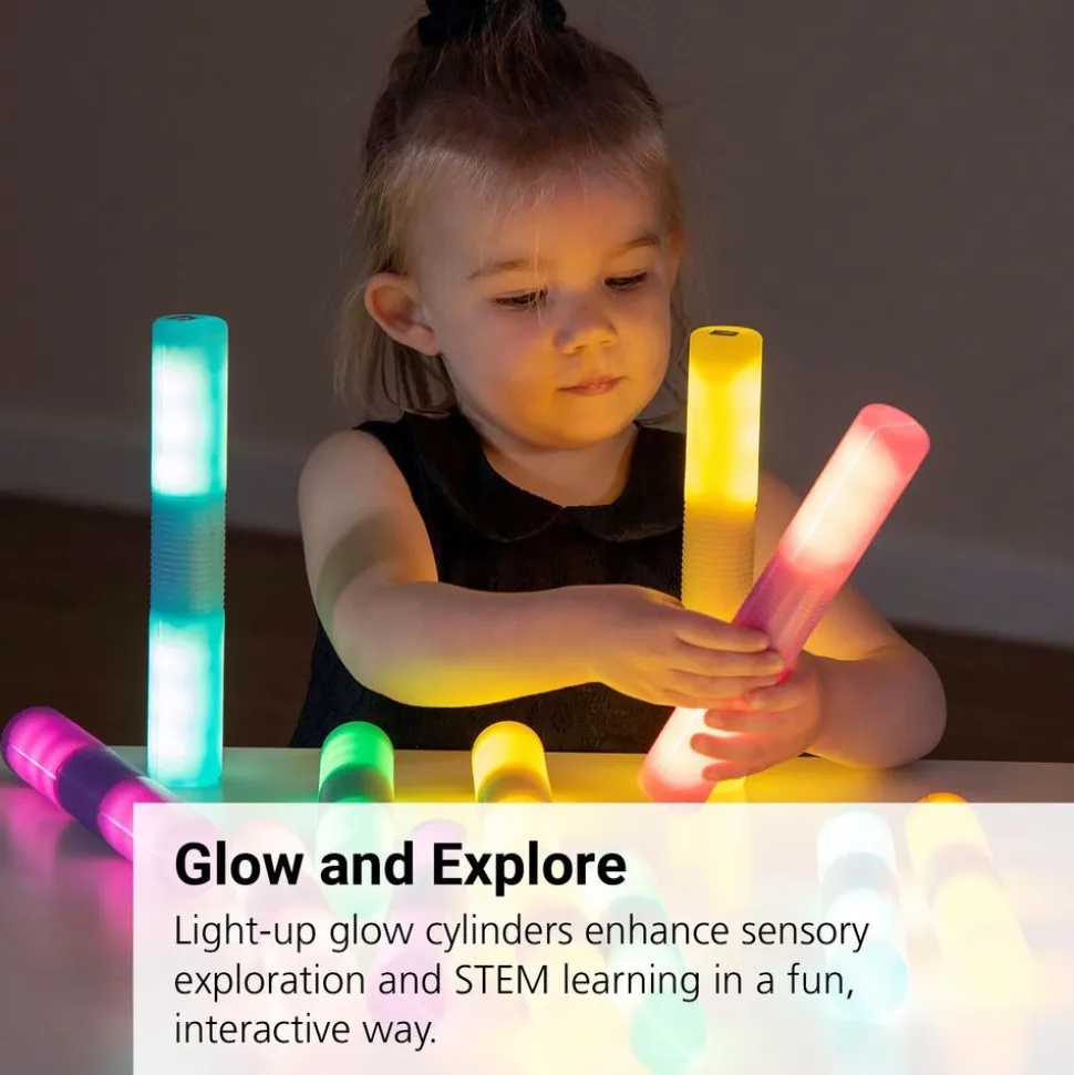 TTS® Light Up Glow Cylinders Set of 12