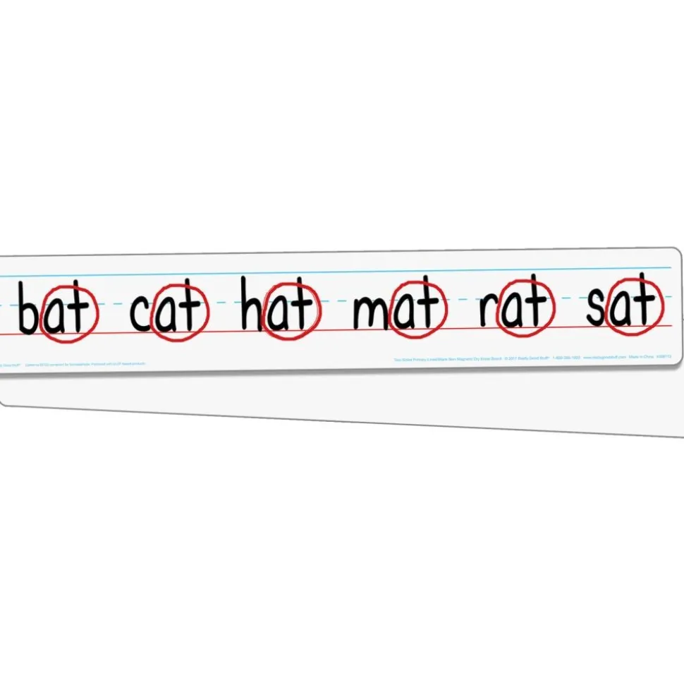 Two-Sided Primary-Lined Sentence Strip Dry Erase Boards - 12 boards