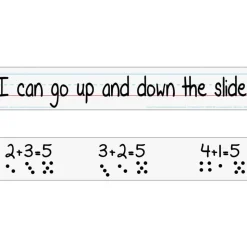Two-Sided Primary-Lined Sentence Strip Dry Erase Boards - 12 boards
