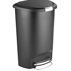ULINE Step-On Trash Can, 13 Gal