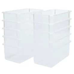 Ultra-Clear Storage Bins Set of 10