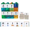 Uppercase & Lowercase Letter Tile Toppers Kit - 80pcs