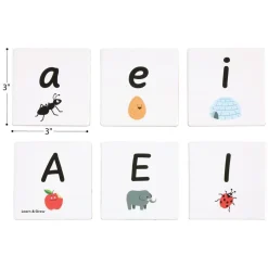 Uppercase & Lowercase Letter Tile Toppers Kit - 80pcs