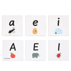 Uppercase & Lowercase Letter Tile Toppers Kit - 80pcs