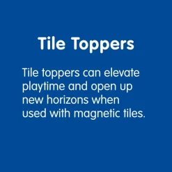 Uppercase & Lowercase Letter Tile Toppers Kit - 80pcs