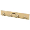Wall-Mount Coat Rail - 24"W, 4 Hooks