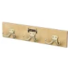 Wall-Mount Coat Rail - 18"W, 3 Hooks