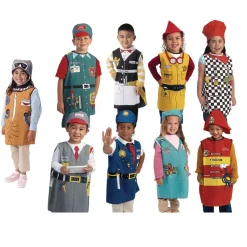 Washable Career Costumes - Set of 9