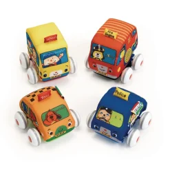 Watch Me Go Pull-Back Autos - Set of 4