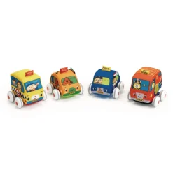 Watch Me Go Pull-Back Autos - Set of 4