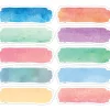 Watercolor Magnetic Labels - 20 labels