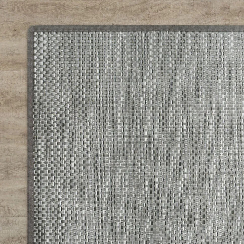 Water Mill 7'8" x 11" Indoor/Outdoor Rug in color Haze