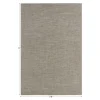 Water Mill 7'8" x 11" Indoor/Outdoor Rug in color Ridgeline