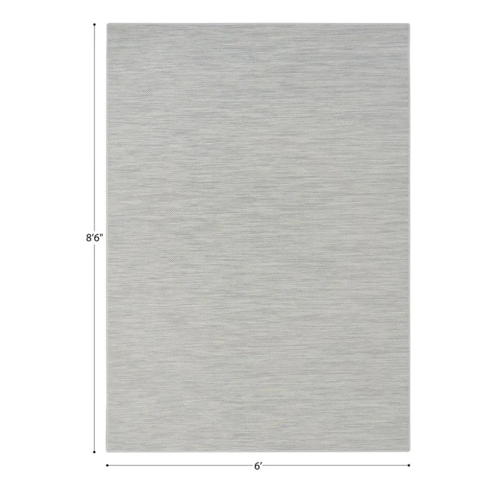Water Mill 6' x 8'6" Indoor/Outdoor Rug in color Infusion