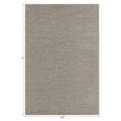 Water Mill 4'3" x 6' Indoor/Outdoor Rug in color Ridgeline