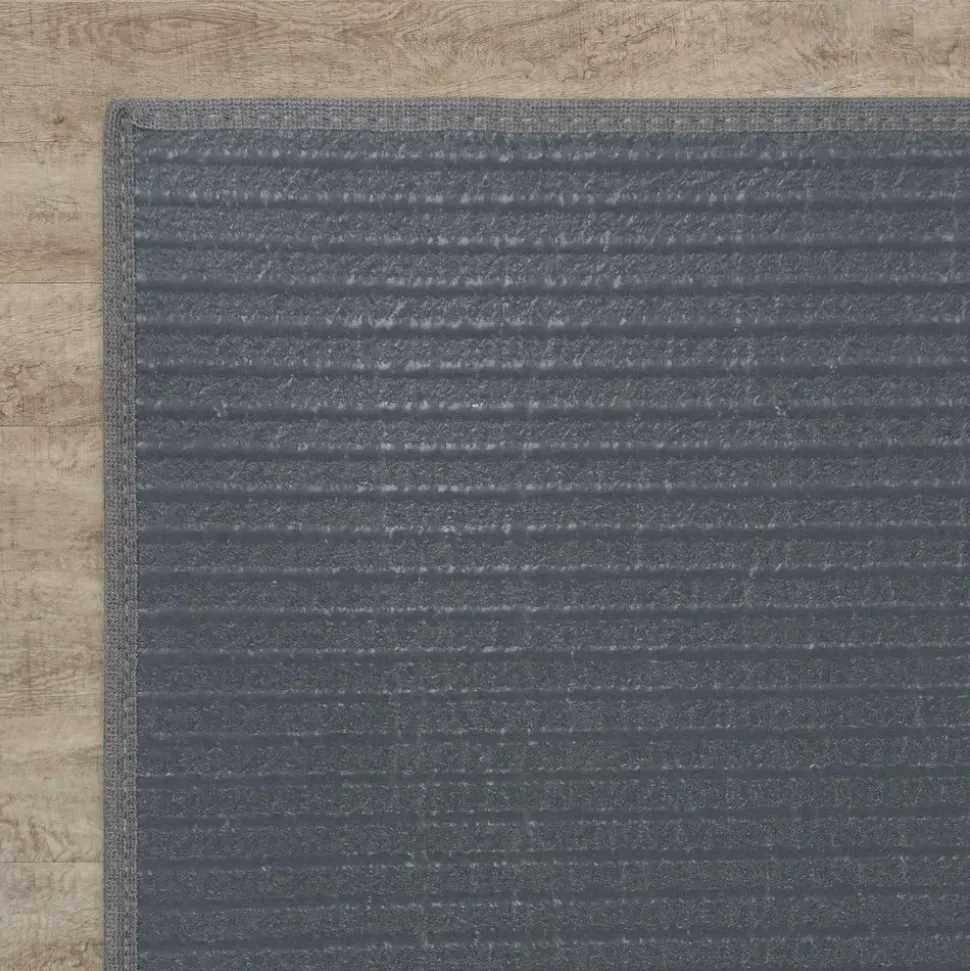 Water Mill 4'3" x 6' Indoor/Outdoor Rug in color Haze