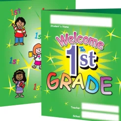 Welcome To First Grade Folders - 12 folders