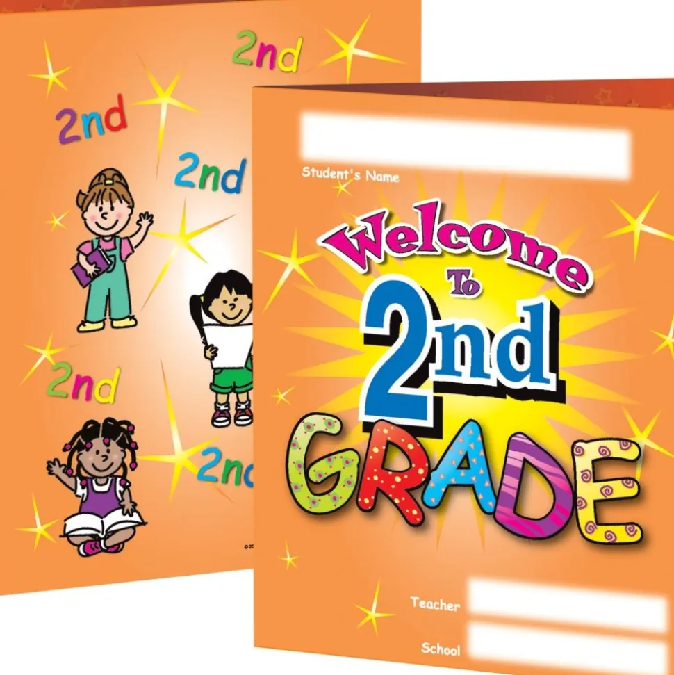 Welcome To Second Grade Folders - 12 folders