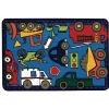 Wheels on the Go 4' x 6' Rectangle Kids Value Carpet