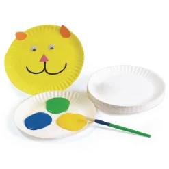 9" White Paper Plates - 100 Pieces
