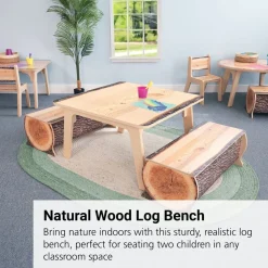 Whitney Brothers® Nature View Live Edge Log Bench - 14