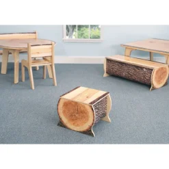 Whitney Brothers® Nature View Live Edge Small Log Bench - 12" H