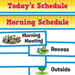 Whole-Class Visual Schedule Pocket Chart Refill Cards