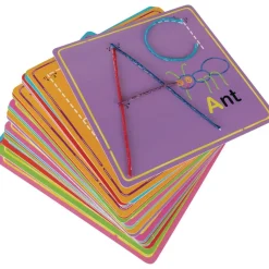 Wikki Stix Alphabet Fun Cards For Learning - 27 cards, 36 wikki stix