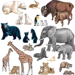 Wild Animals Felt Set