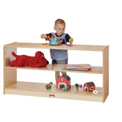 Wood Clear Back Storage