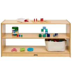 Wood Clear Back Storage