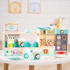 Wooden Café Barista Coffee Shop
