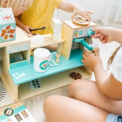 Wooden Café Barista Coffee Shop