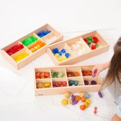 Wooden Discovery Boxes - Set of 3