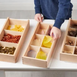 Wooden Discovery Boxes - Set of 3