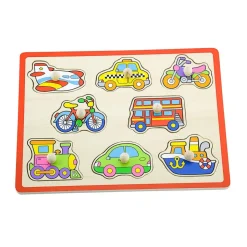 Wooden Flat Puzzles - Set of 6