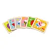 Wooden Mini Flat Puzzle - 12 Piece Set with Storage Shelf