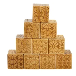 Wooden Pattern Bricks, 10pk