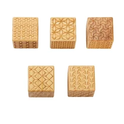 Wooden Pattern Bricks, 10pk